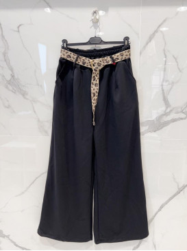 Pantalon uni souple et...