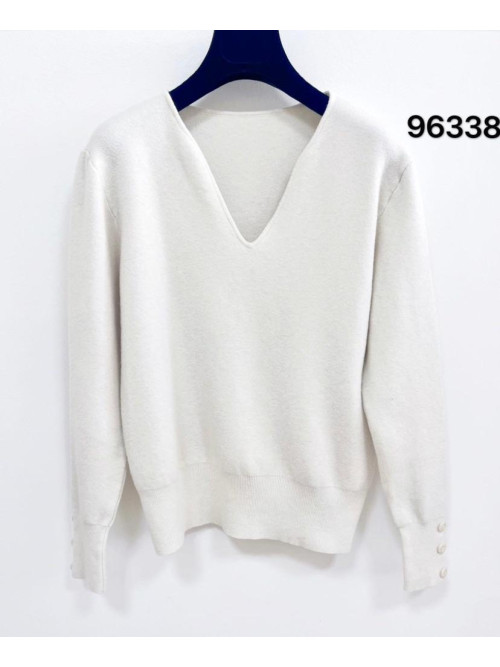 Pull court col tunisien