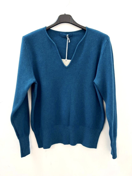 Pull court col tunisien