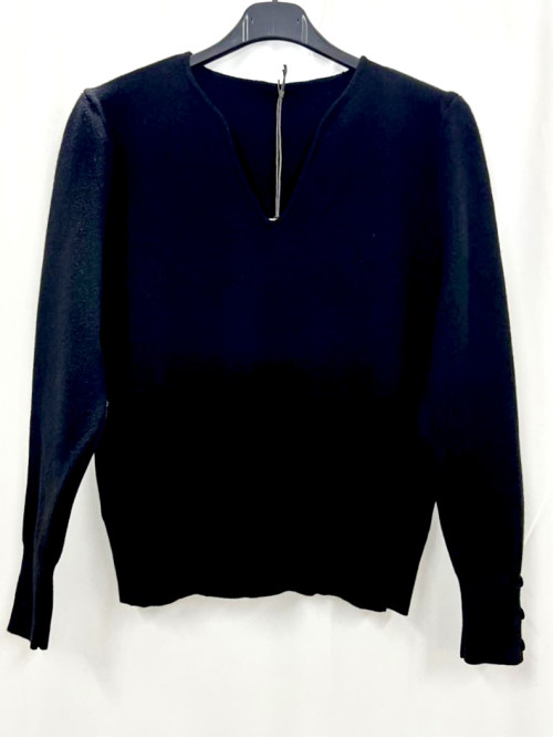 Pull court col tunisien