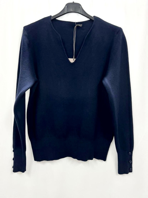 Pull court col tunisien