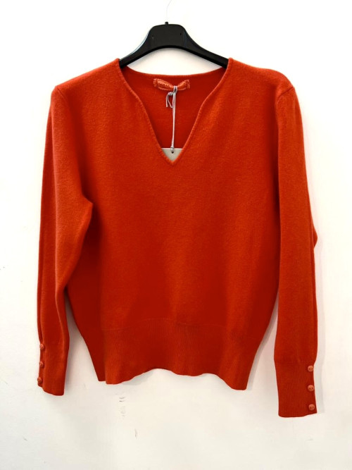 Pull court col tunisien