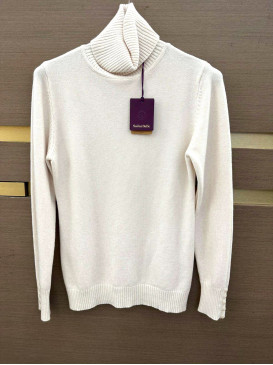 Pull col roulé manches...