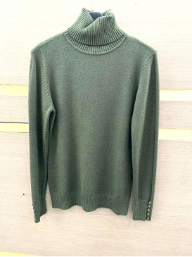 Pull col roulé manches...