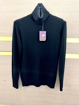 Pull col roulé manches...