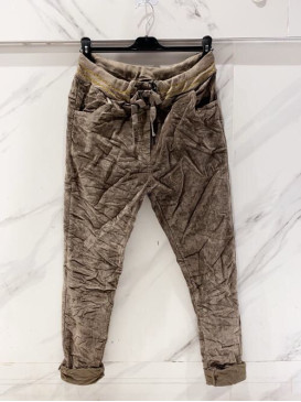 Pantalon en velours mille...