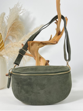 Sac banane en croûte de cuir