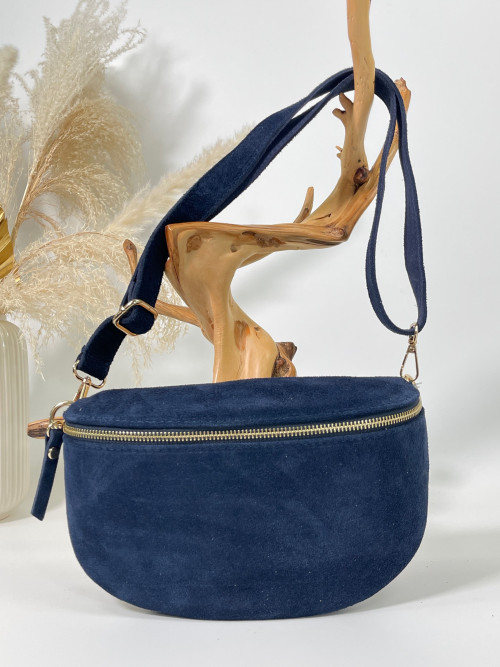 Sac banane en croûte de cuir