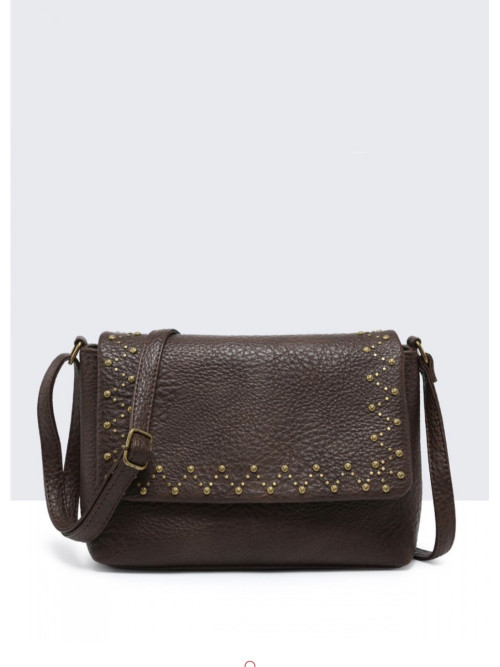 Sac bandoulière en cuir synthétique