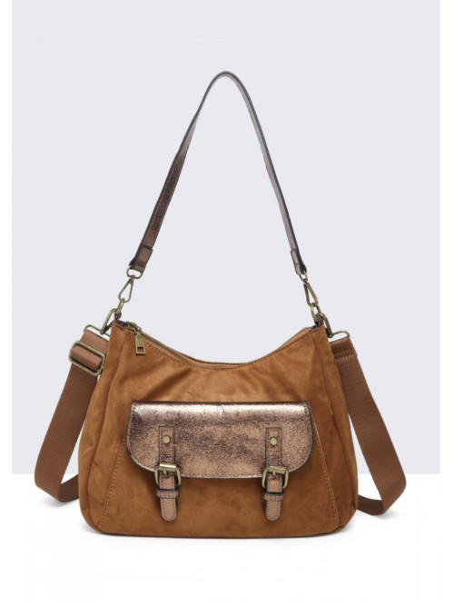 Sac bandoulière en suédine