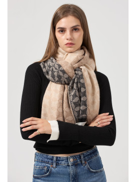 Écharpe imprimé jacquard