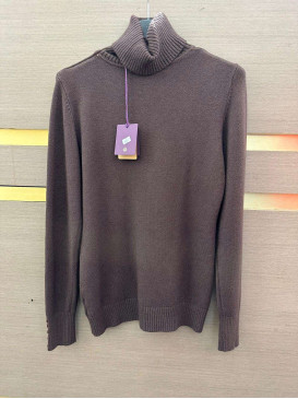 Pull col roulé manches...
