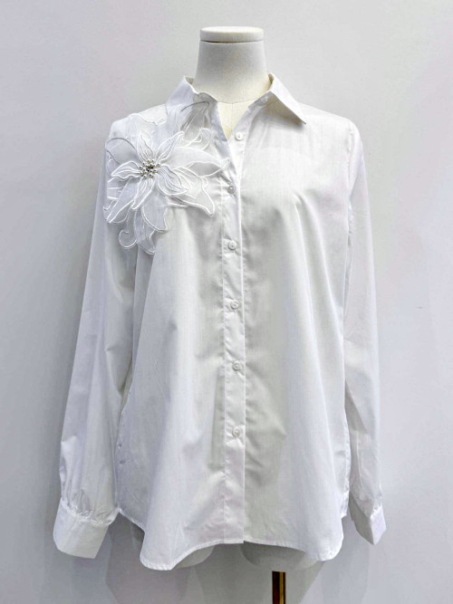 Chemise fleur organdi