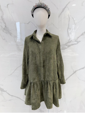 Robe chemisier courte en...