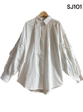 Chemise manches longues...