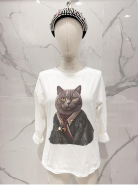 T-shirt col V manches...