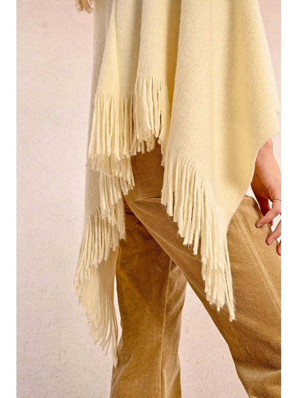 Poncho col V frangé Molly Bracken