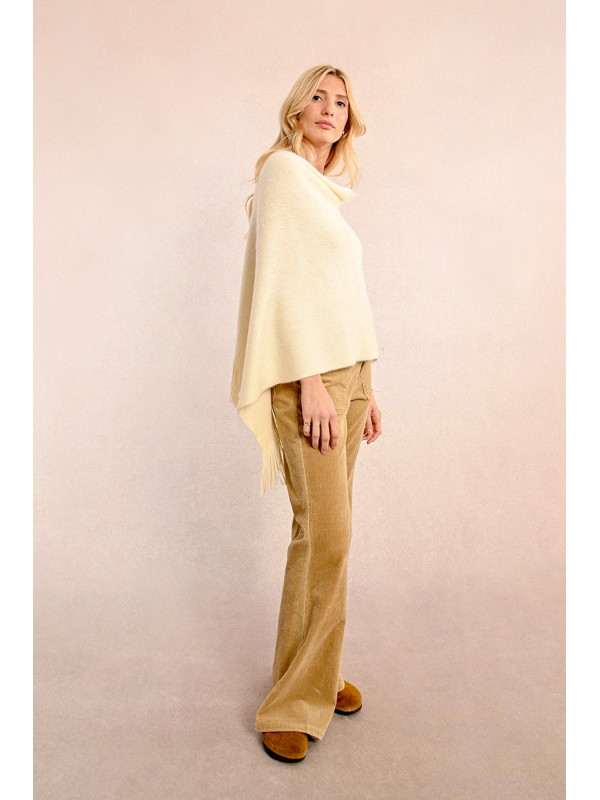 Poncho col V frangé Molly Bracken