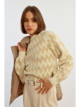 Pull avec mini sequins col...