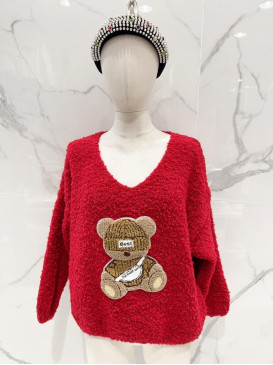 Pull ourson maille...