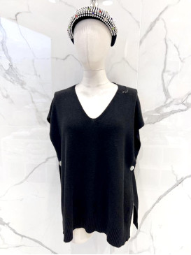 Pull oversized col V sans...