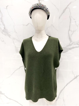 Pull oversized col V sans...