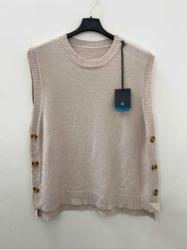 Pull oversized col rond...