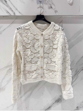 Gilet en crochet manches...