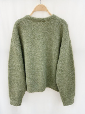 Gilet oversized col rond...