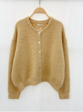 Gilet oversized col rond...