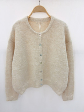 Gilet oversized col rond...