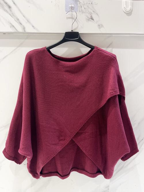 Pull cache cœur manches 3/4