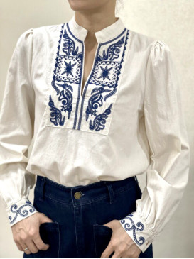 Chemise manches longues...