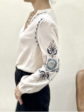 Chemise manches longues...