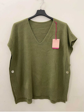 Pull oversized col V sans...