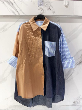 Chemise oversized manches...