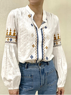 Chemise manches longues col...