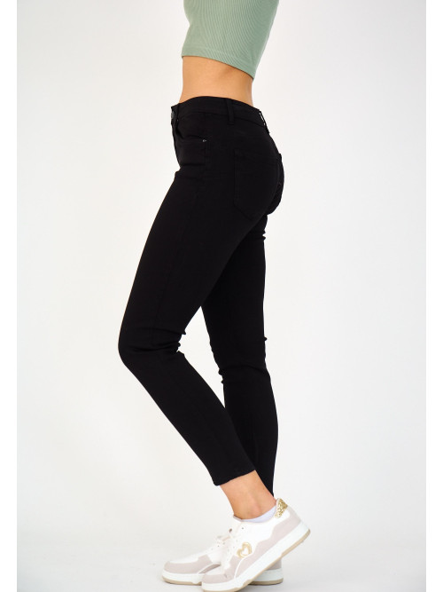 Jean slim couleur effet "push up"