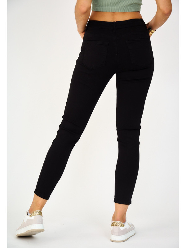 Jean slim couleur effet "push up"