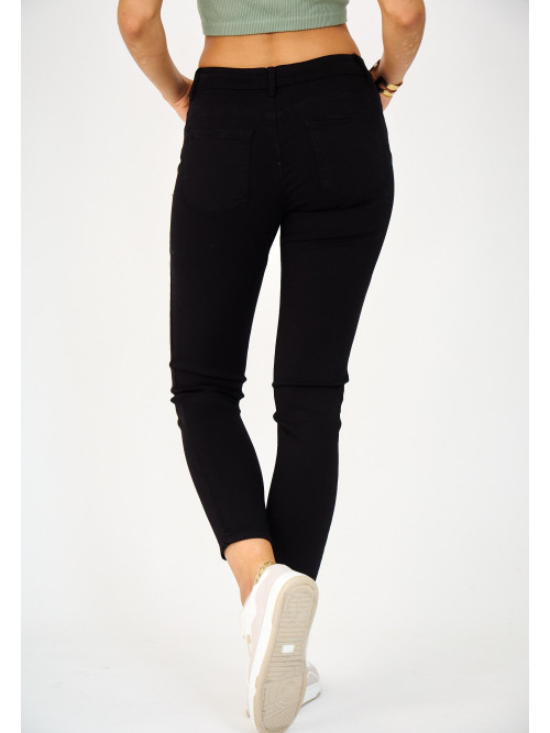 Jean slim couleur effet "push up"