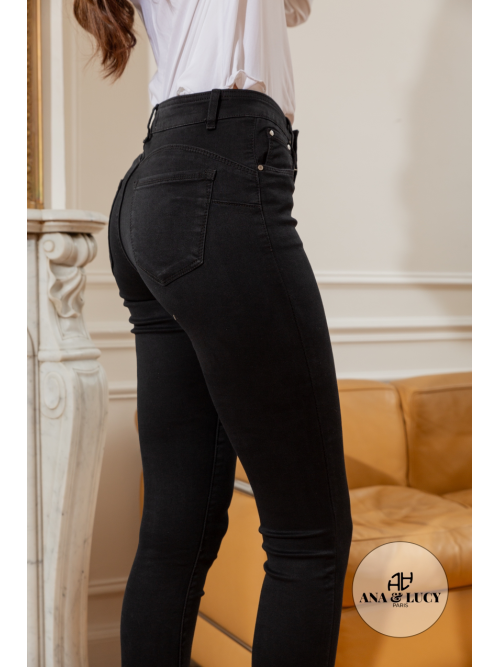 Jean slim hyper stretch effet "push up"