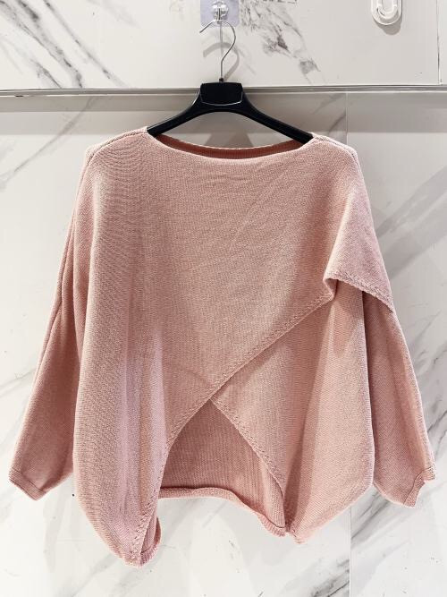 Pull cache cœur manches 3/4