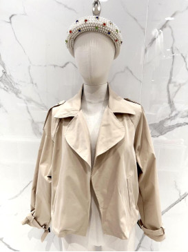 Veste Trench court léger -...