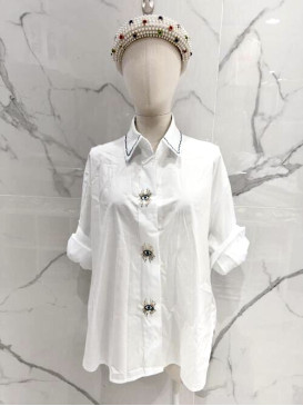 Chemise oversized avec œil...
