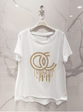 T-shirt XL avec strass et...