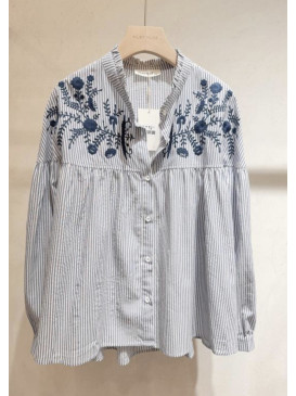 Chemise manches longues col...