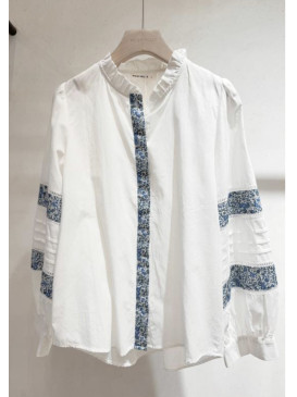 Chemise col bouillonné...