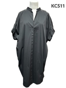 Robe courte oversized en...