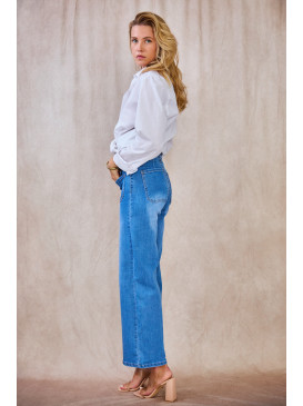 Jean jambes larges poches...