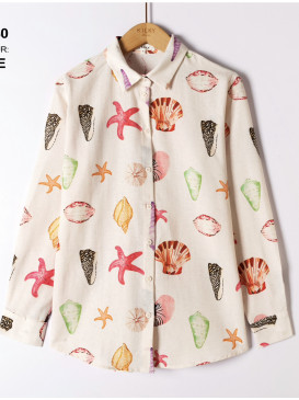 Chemise manches longues...